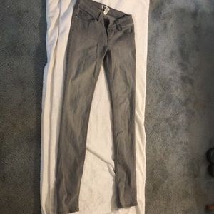 SO black / gray jeans distressed sz 1 long